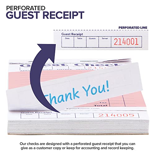 Stock Your Home 5 Pack / Pink / 5 Guest Checks