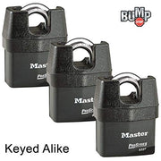 Master Lock 3 Pack / 3 Keyed Padlocks