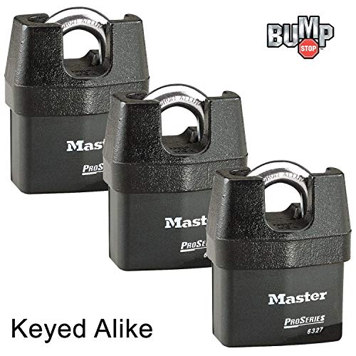 Master Lock 3 Pack / 3 Keyed Padlocks
