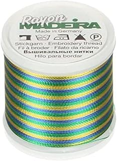 Tacony Corporation Rayon Thread No 40 200m 220yd- Blue Green YEL Mult