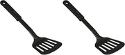 Winco Nylon Slotted Spatula, Black Medium, 12-3/4" (Pack of 2)