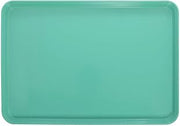Cambro Green Fiberglass Market Display Tray - 26"L x 18"W x 1"H