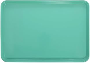 Cambro Green Fiberglass Market Display Tray - 26"L x 18"W x 1"H
