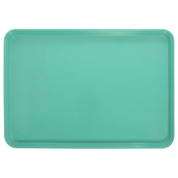 Green Fiberglass Market Display Tray - 26"L x 18"W x 1"H by Cambro – 26" x 18" x 1", Plastic, Green, Model 99511133987