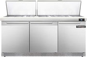 SW72-30M-FB Mighty Top Sandwich Unit, 72" W, With 30 Pan Top Openings & Front Breathing