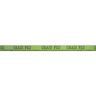 Green Vinyl Shelf Molding Strip "" Imprint - 48"L x 1 1/4"H by HUBERT – Vinyl, Green, Model GRASS FED
