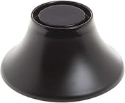 HUBERT Black Pedestal Display Riser - 6 1/2"Dia x 3 1/10"H