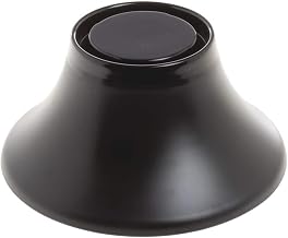 HUBERT Black Pedestal Display Riser - 6 1/2"Dia x 3 1/10"H