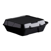 SN2003L Snap It Foam Container 1-Comp 9 1/4 x 9 1/4 x 3 Black 100/Bag 2 Bags/Carton by Genpak – Styrofoam, Black, Pack of 200, Model GNPSN2003L