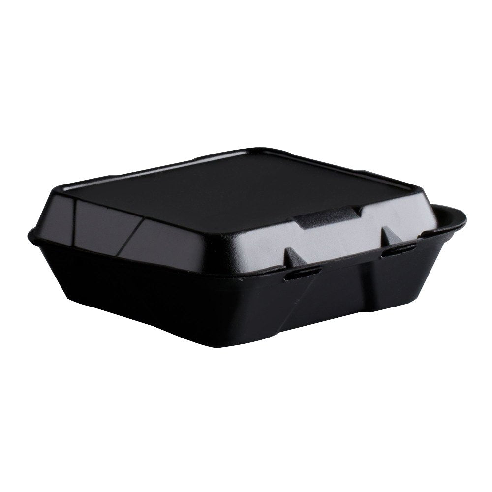 SN2003L Snap It Foam Container 1-Comp 9 1/4 x 9 1/4 x 3 Black 100/Bag 2 Bags/Carton by Genpak – Styrofoam, Black, Pack of 200, Model GNPSN2003L