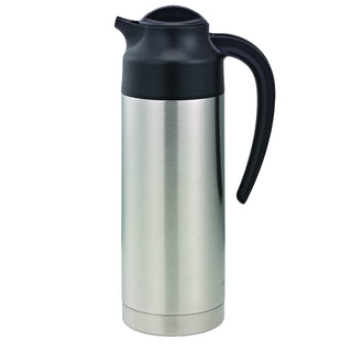 SteelVac Carafe by Service Ideas – 33.8 Ounces, 1.0 liters, Stainless Steel, Stainless, Model S2SN100