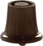 HUBERT Small Brown Melamine Pedestal - 3 1/2"Dia x 2 3/4"H