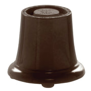 Small Brown Melamine Pedestal - 3 1/2"Dia x 2 3/4"H by HUBERT – Melamine, Brown, Model H0097-BROWN