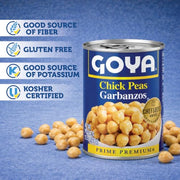 Goya Garbanzo Bean / 15.5 Ounce (Pack of 24) / 24 Peas