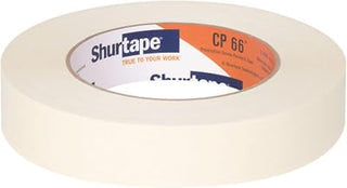 Shurtape CP-66/NAT160 CP-66 Contractor Grade Masking Tape: 1" x 60 yd., Natural