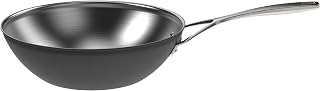 Demeyere Black 5 Stainless Steel with Ceramic exterior coating 3.2-qt Wok