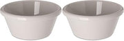Carlisle FoodService – 6 oz SAN Smooth Ramekins Sauce Bowls, Durable, Heat-Resistant, Stackable Condiment Cups, Ideal for Sauces, Dips, and Dressings, Bone (Pack of 2)