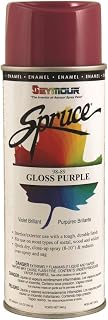 Seymour of Sycamore 98-89 16 oz Spruce General Use Enamels Spray Paint, Gloss Purple - Pack of 12