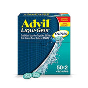 Advil 100 Count (Pack of 2) / Clear / SINGLE Ibuprofen