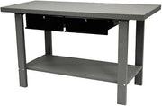 Automotive Steel Workbench W/ 2 Drawers, 59" W x 25-1/2"D, Gray