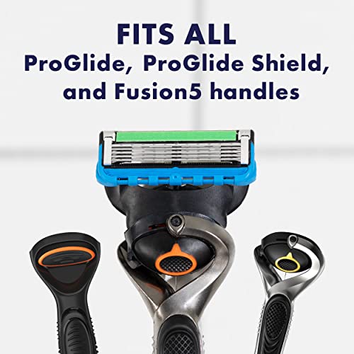 Gillette 1 Razor + 2 Refills (Pack of 2) / ProGlide 1 Handle + 2 Refills / 1 Count (Pack of 2) Cartridge Razors