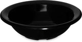 Carlisle FoodService Products Kingline Reusable Plastic Bowl Fruit Bowl with Rim for Home and Restaurant, Melamine, 4.75 Ounces, Black, (Pack of 48)