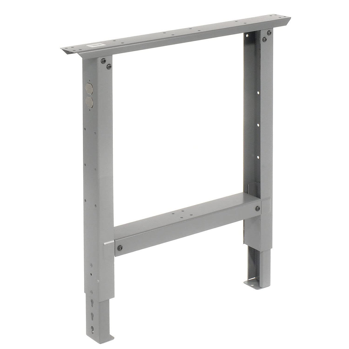 Adjustable Height C-Channel Leg for Workbench by Global Industrial – 30"L x 9.25"W x 4"H, Steel, Gray, Model 249507