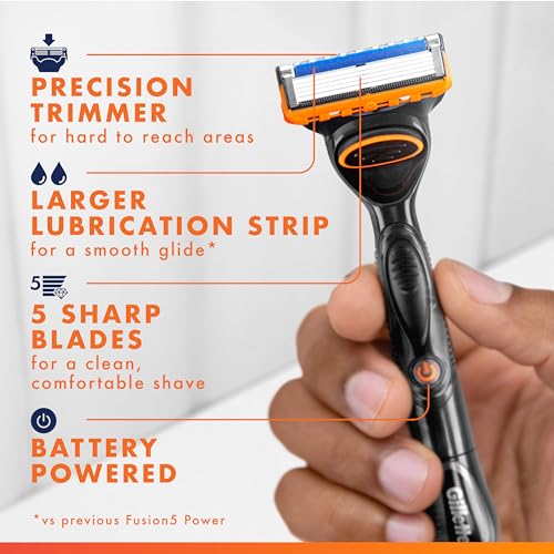 Gillette 6 Count (Pack of 1) / Orange / 1 Cartridges
