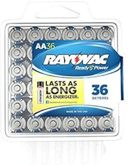 ALKALINE AA BATTERY36PK by RAYOVAC MfrPartNo 815-36PPF