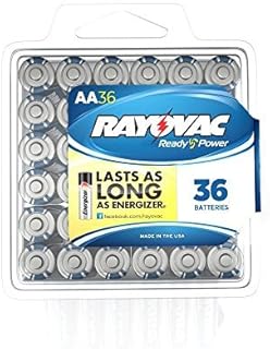 ALKALINE AA BATTERY36PK by RAYOVAC MfrPartNo 815-36PPF