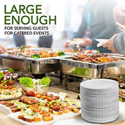 Stock Your Home 1000 Count (Pack of 1) / White / Casual Plates