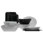 Square Serving Bowl 167 oz White Melamine - 13 1/4"L x 13 1/4"W x 3 1/2"H by HUBERT – 13.25 x 13.25 x 3.5 inches, 167.0 ounces, Melamine, White, Model 6514-W
