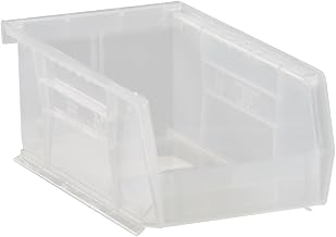 Quantum Storage Systems QUS220CL Storage Bins, Clear, 24 Pack
