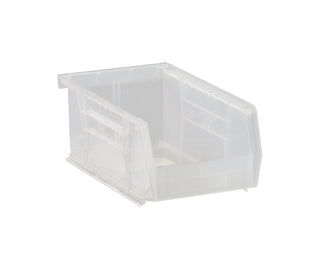 Storage Bins by QUANTUM STORAGE SYSTEMS – 8L x 5W x 3H, 91.0 cubic_inches, Plastic, Clear, Pack of 24