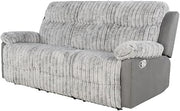 Glory Furniture Plush G00925A-RS 3 Seaters Sofa W/Table W/Led Belt Gray