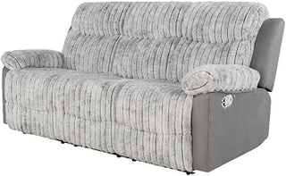 Glory Furniture Plush G00925A-RS 3 Seaters Sofa W/Table W/Led Belt Gray