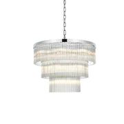 Harlow 18 Light Chandelier Chrome by Lighting Design – Iron, Chrome