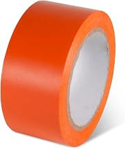 Global Industrial Safety Tape, 2" W x 108'L, 5 Mil, Orange, 1 Roll
