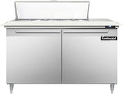 DL48-10C Designer Line Sandwich Unit, 48" W, With 10 Pan Top Openings & 19" Cutting Board