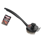 Stainless Steel Bristles Black Plastic Dual-Handle Char-Broiler Brush - 6 3/4"L x 4"W x 17"H by Chef Master – Plastic, Black, Model 76903900518