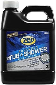 Zep Advanced Tub and Shower Drain Opener Gel - 32 Ounce - U49210 - Formulated for Hair, Soap and Conditioner