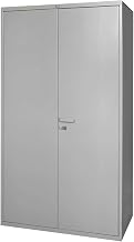 Global Industrial All-Welded Heavy Duty Storage Cabinet, 16 Gauge, 48" Wx24 Dx84 H, Gray