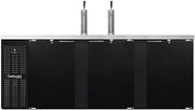 KC90 Keg Cooler 90" W, Five Keg Capacity & Black Exterior