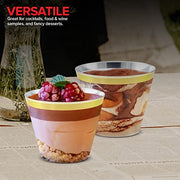 Stock Your Home 100 Count / Gold Rim / Fine Cups