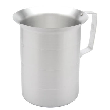 Measuring Urn Cup 4 Quart Aluminum by HUBERT – 4.0 quarts, Aluminum, Silver, Model AM4
