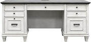 Starlight Hartford Wood Credenza, 69.5" W, 4 Drawers (1 Locking File), Dropfront Keyboard, Power Center with USB/AC, Printer Pullout, White