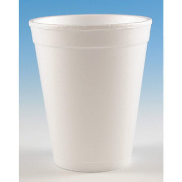 Wincup H10S Foam Cups, 10 oz, White 1000 Count