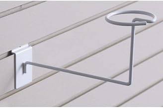 Slatwall Millinery Hat Display White