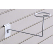 Slatwall Millinery Hat Display White by Retail Resource – Model SHATW