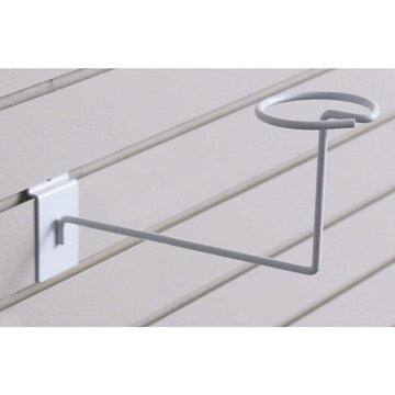 Slatwall Millinery Hat Display White by Retail Resource – Model SHATW